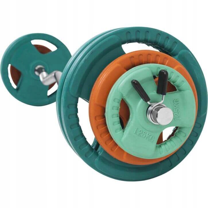 SZTANGA łamana 35kg 120cm obciążenia gumowane Kod producenta 4260438731204