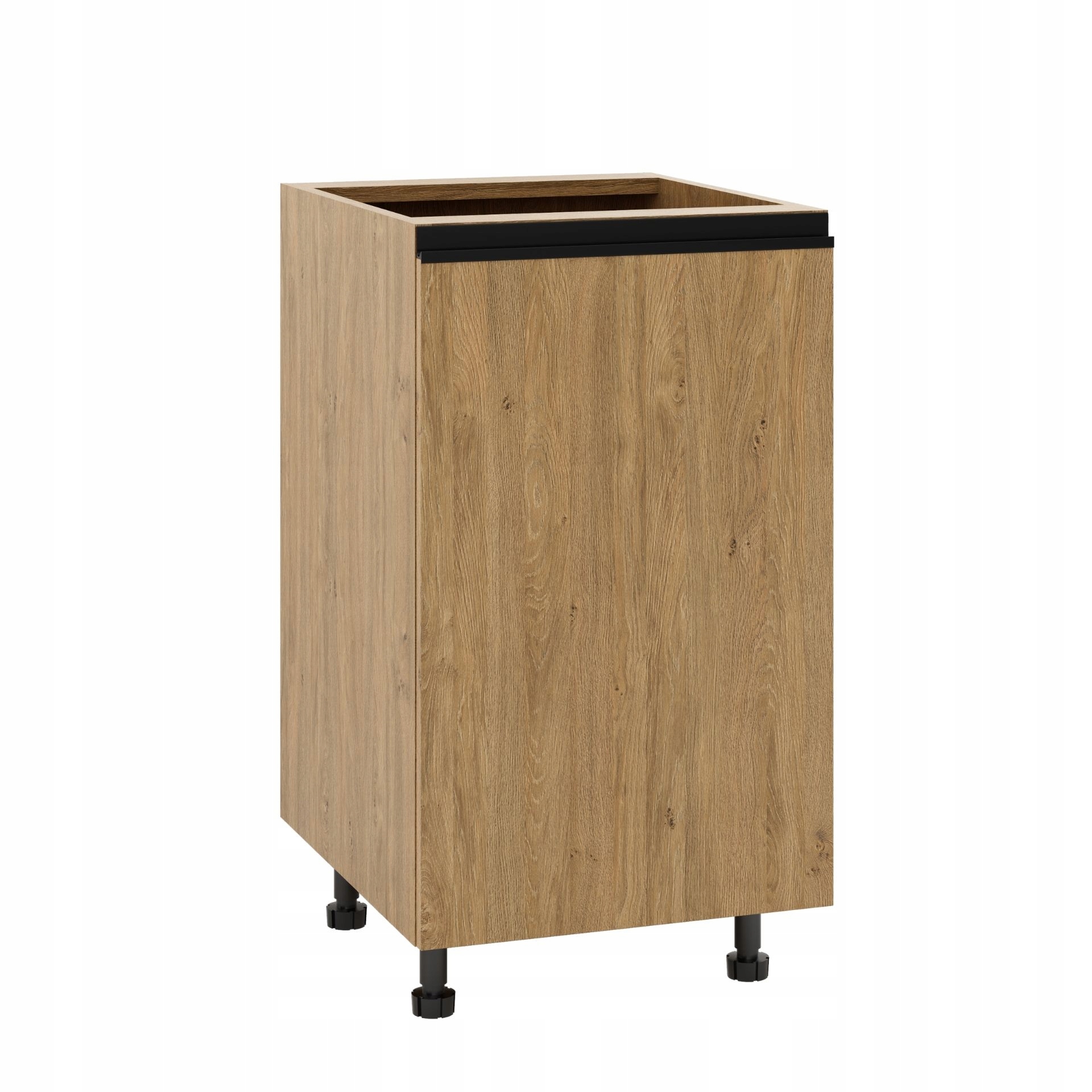 Kuchyňská skříňka 45 Tal dub kamenný lišta černá