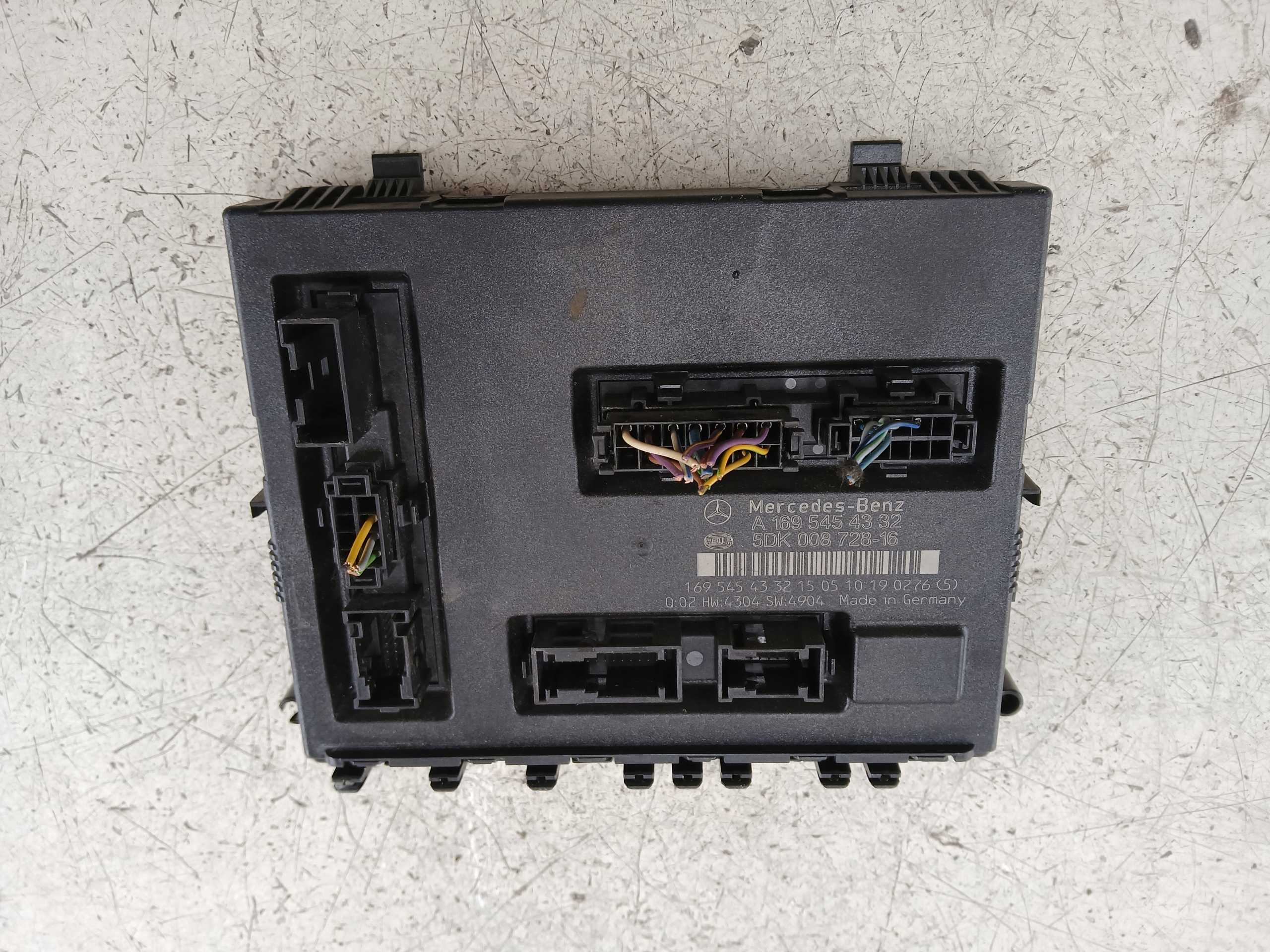 MERCEDES W169 module control unit BCM A1695454332