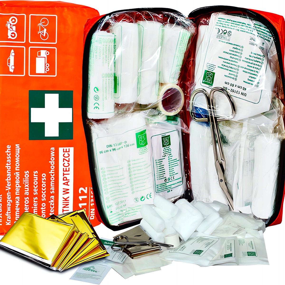 GAŚNICA SAMOCHODOWA PROSZKOWA 2KG GP- 2z ABC/PM OGNIOCHRON + WIESZAK BHP Producent Ogniochron