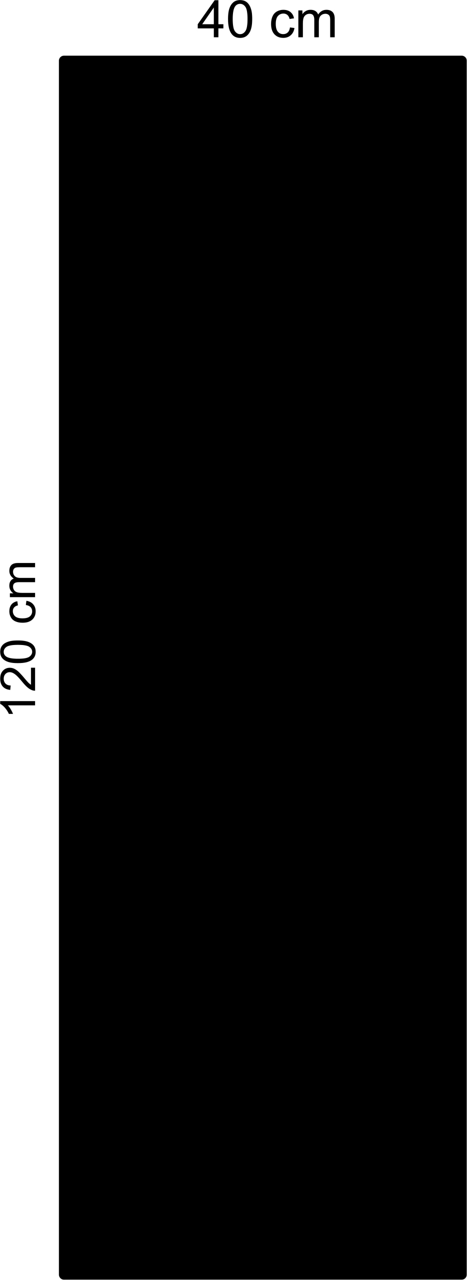 Kovová magnetická tabuľa obdĺžniková Magnetická 120x40