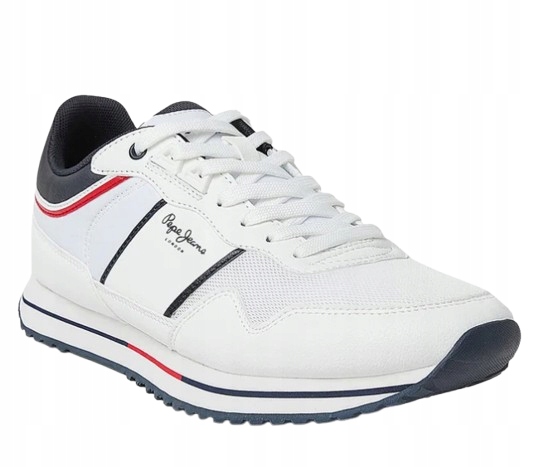 Pepe Jeans Tour Club Pánské Boty Bílé Nízké Sportovní 44 Awf