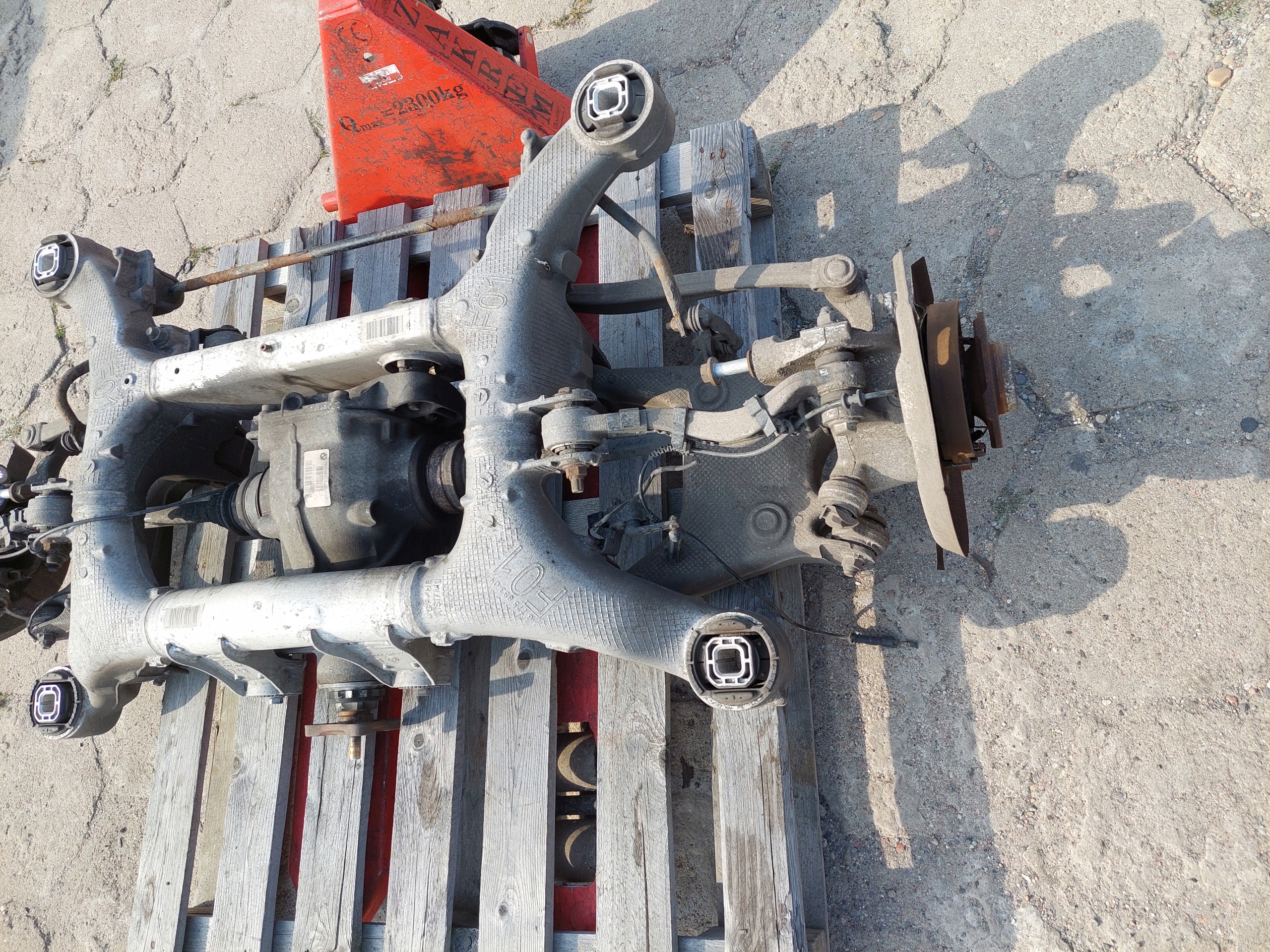 Achsträger träger heck hinten Differential Querlenker BMW 7 F01 3.0 D