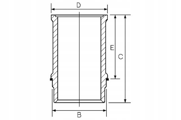 TULEJA CYLINDRA RVI MAGNUM MACKE.TECHA 46-MIDR06.24.65C 42 09.96- Producent części Goetze