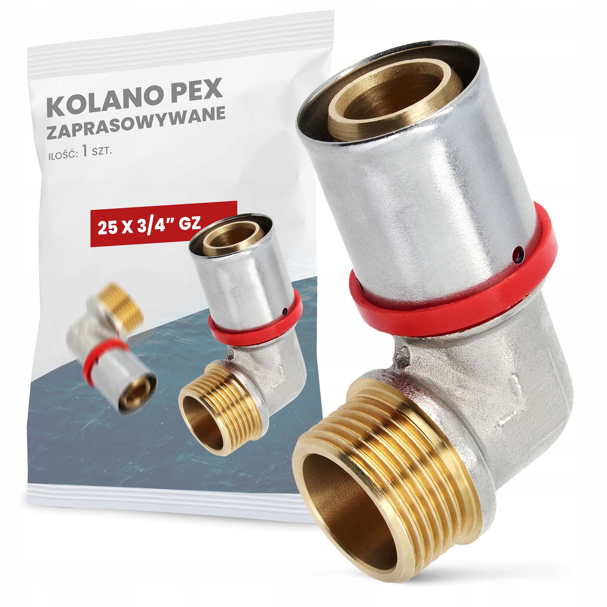 

Kolano Pex Zaprasowywane Zapras Press 25x3/4'' Gz