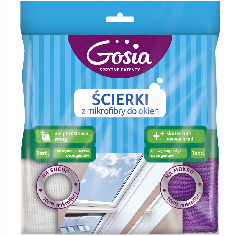 

Gosia Ścierki Z Mikrofibry Do Mycia Okien 2 Sztuki