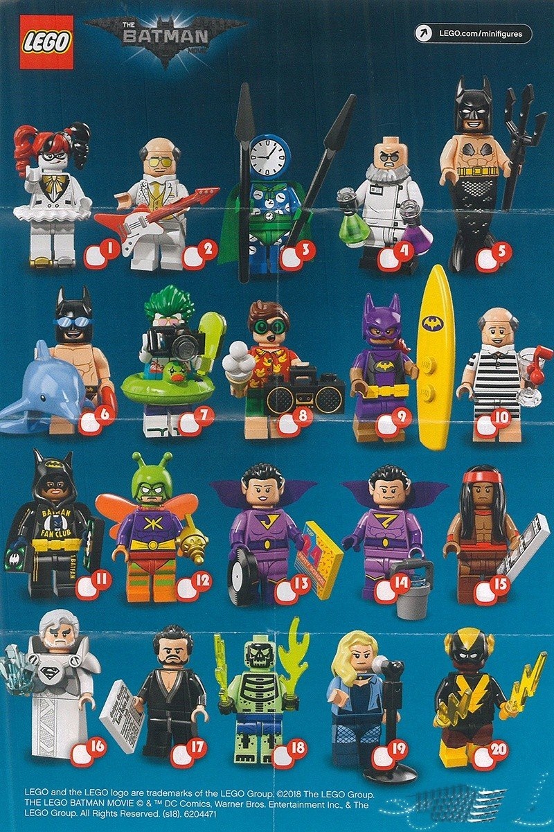 

Lego 71020 Minifigures Batman Instrukcja Spis Nowa