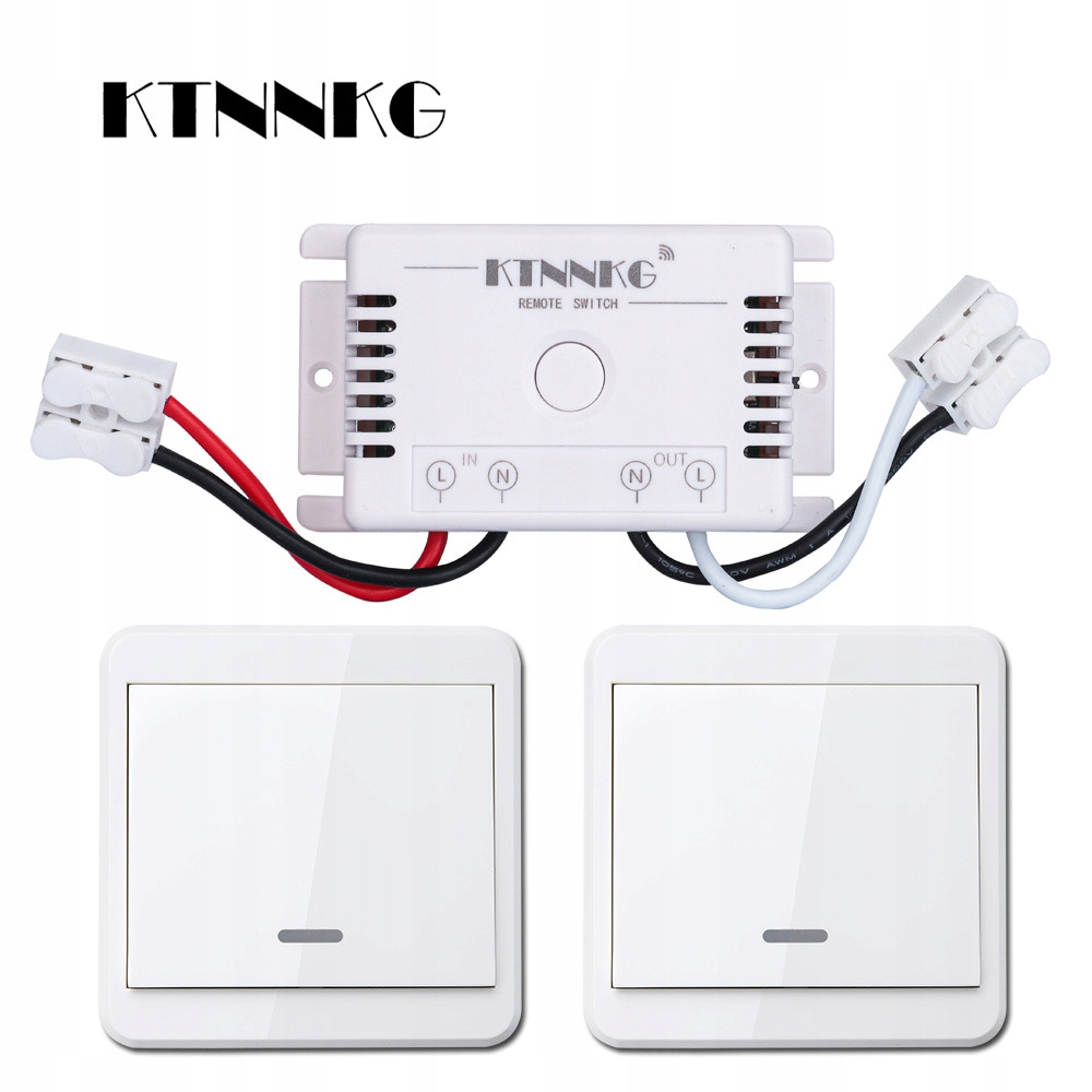 BEZPRZEWODOWY WŁĄCZNIK Z ODBIORNIKIEM 2 PRZYCISKI