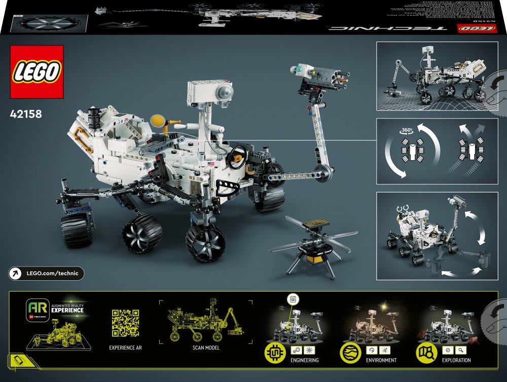 LEGO TECHNIC NASA Mars Rover Perseverance 42158 Certyfikaty, opinie, atesty CE