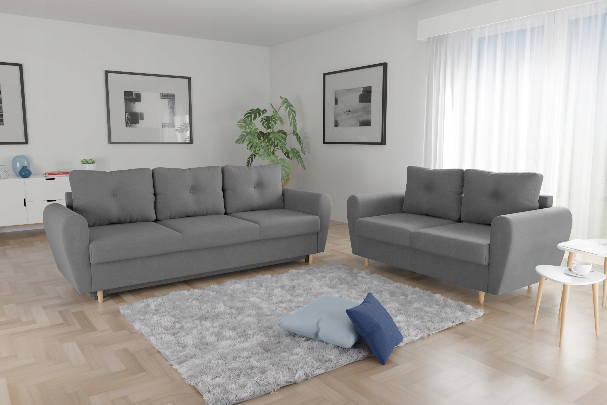 

Olivia 3+2 Zestaw Komplet Sofa Kanapa Bonell