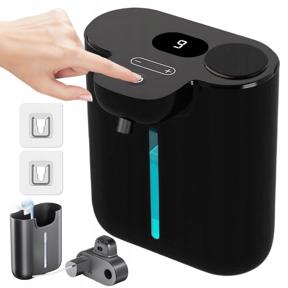 500ML Dávkovač Mýdla IPX5 S Usb Nabíjením, Černý