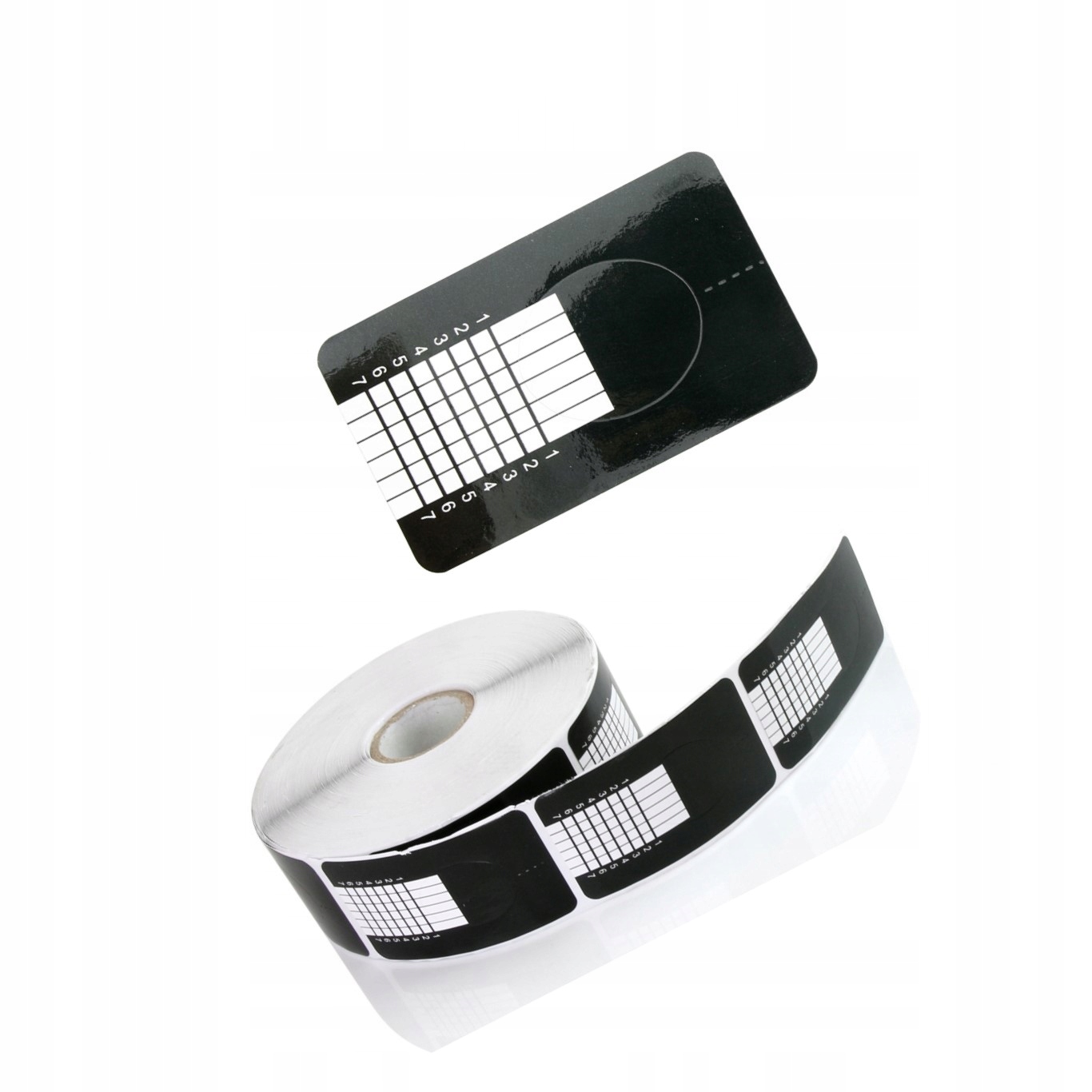 SZABLONY do przedłużania paznokci wąskie 50 sztuk