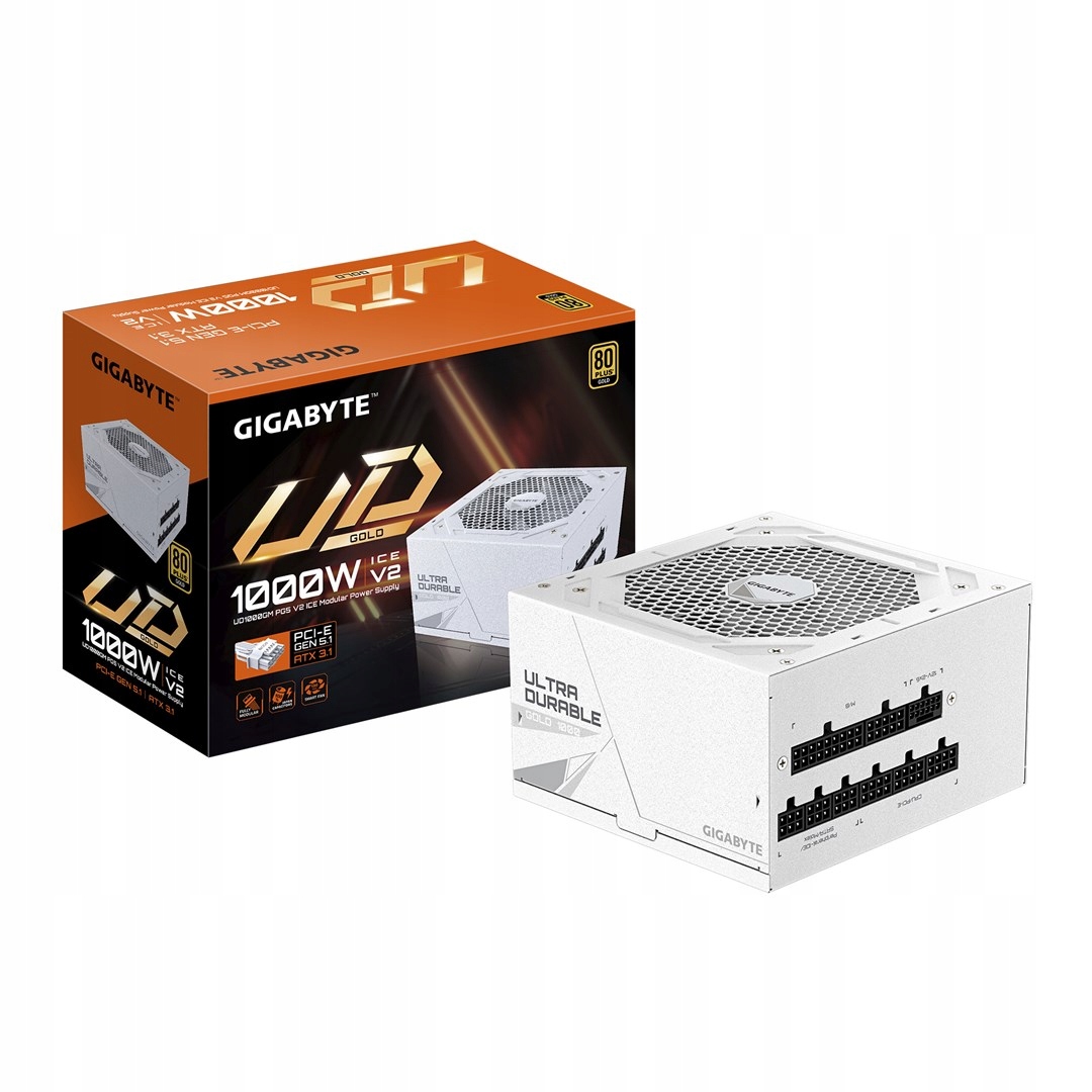 Gigabyte GP-UD1000GM PG5 V2 Ice zasilacz 1000W 80+ Gold Atx 3.0