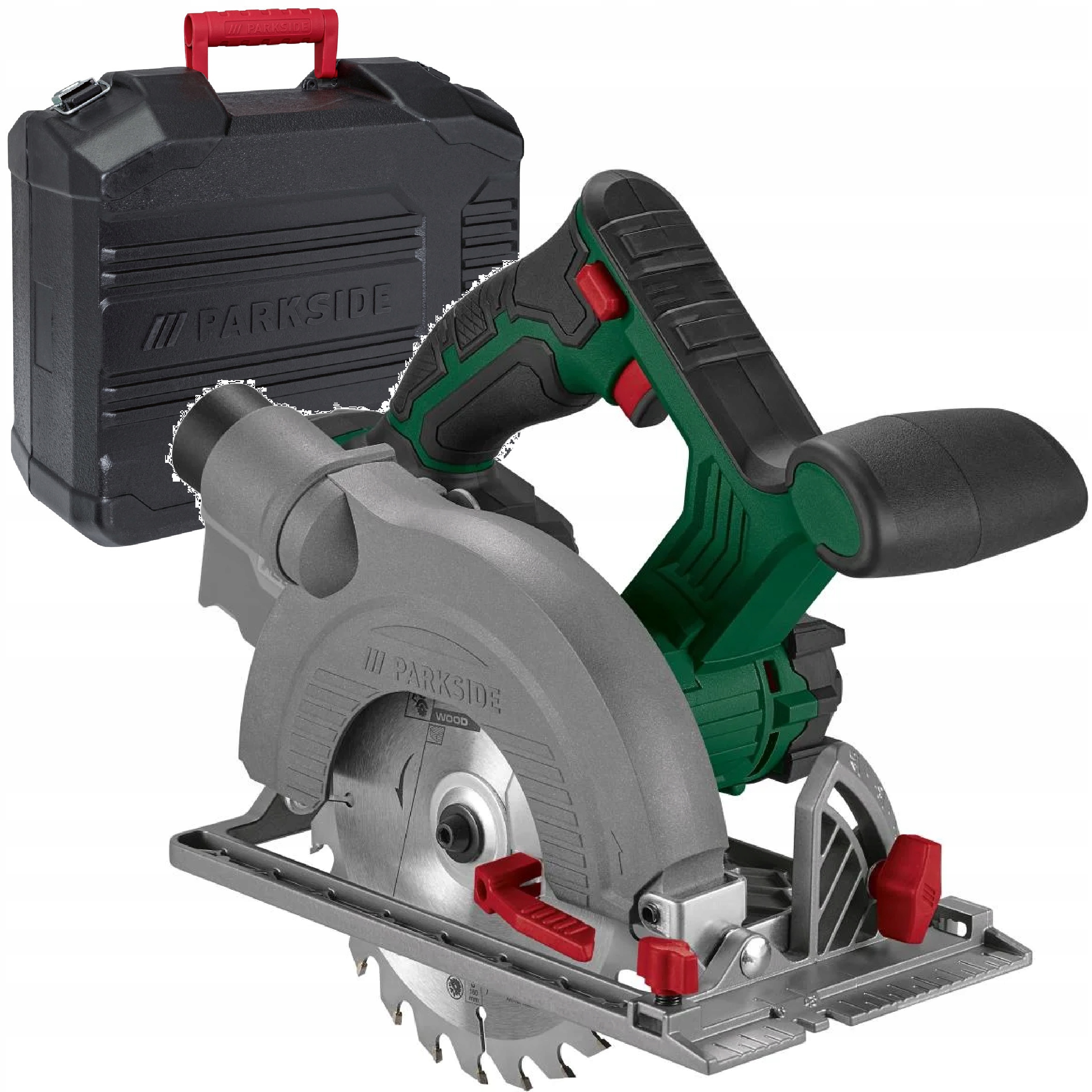 Kotoučová pila Parkside akumulátorová ruční pila Phksa 20V 150 mm Kufr