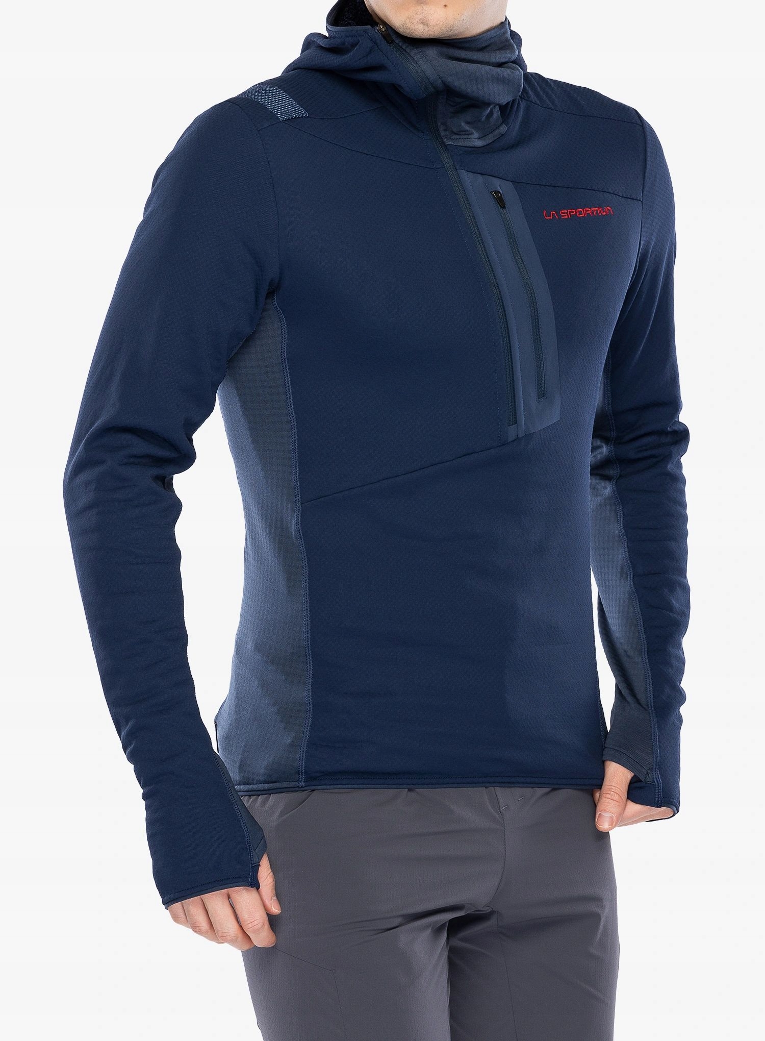 Bluza z kapturem La Sportiva Big Wall Pullover Hoody night sky/savana M