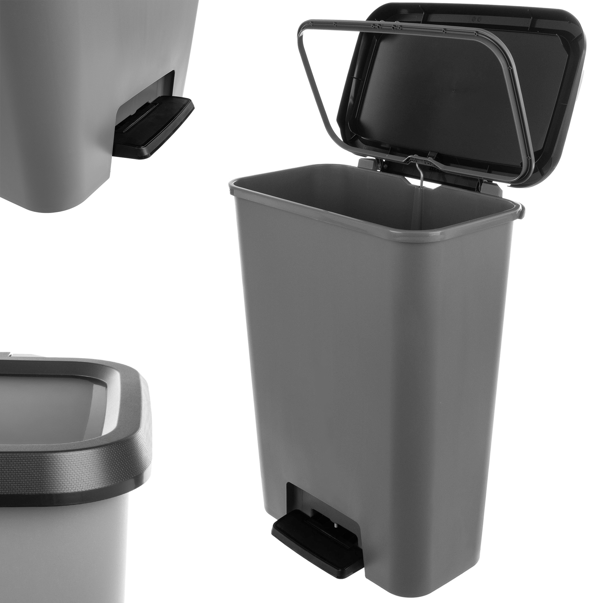 Levně Curver Odpadkový Koš S Pedálem 50 L, Silný Odpad