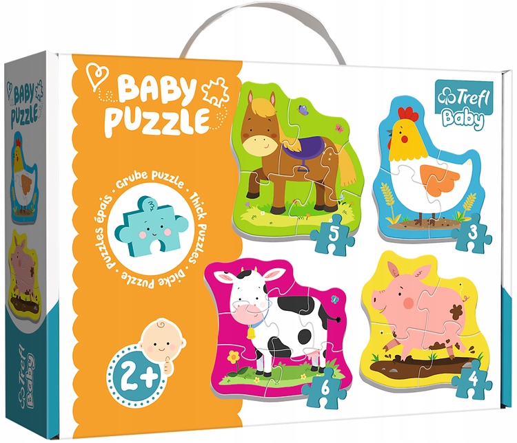 

Puzzle Baby Classic Zwierzątka Na Wsi 36070 Trefl