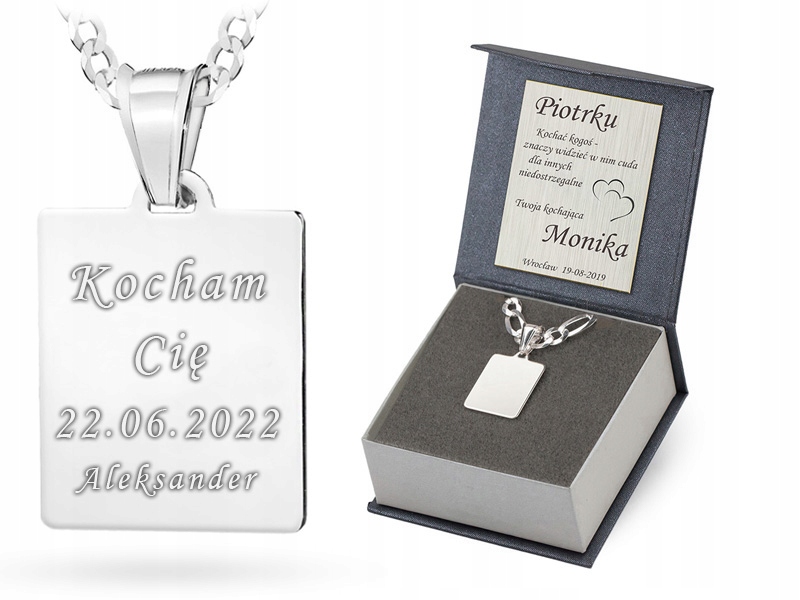 Stříbrný Řetízek Figaro 60 cm Plech 925 Gravírování