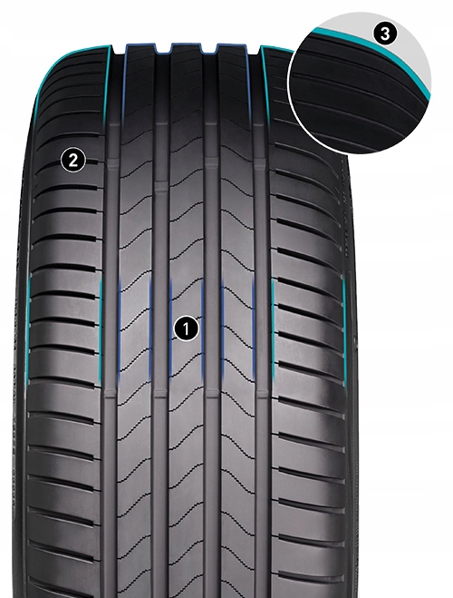 4x Bridgestone Turanza 6 225/50R17 98Y XL Kod EPREL 501569