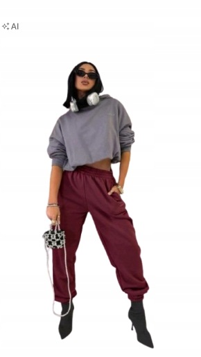 Dresové kalhoty Comfy Bordo Premium La Milla Xs Bordové