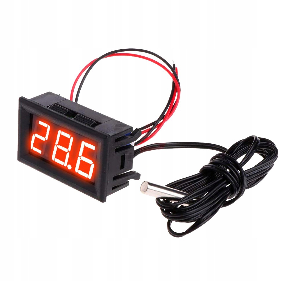 

Termometr Cyfrowy Led Red