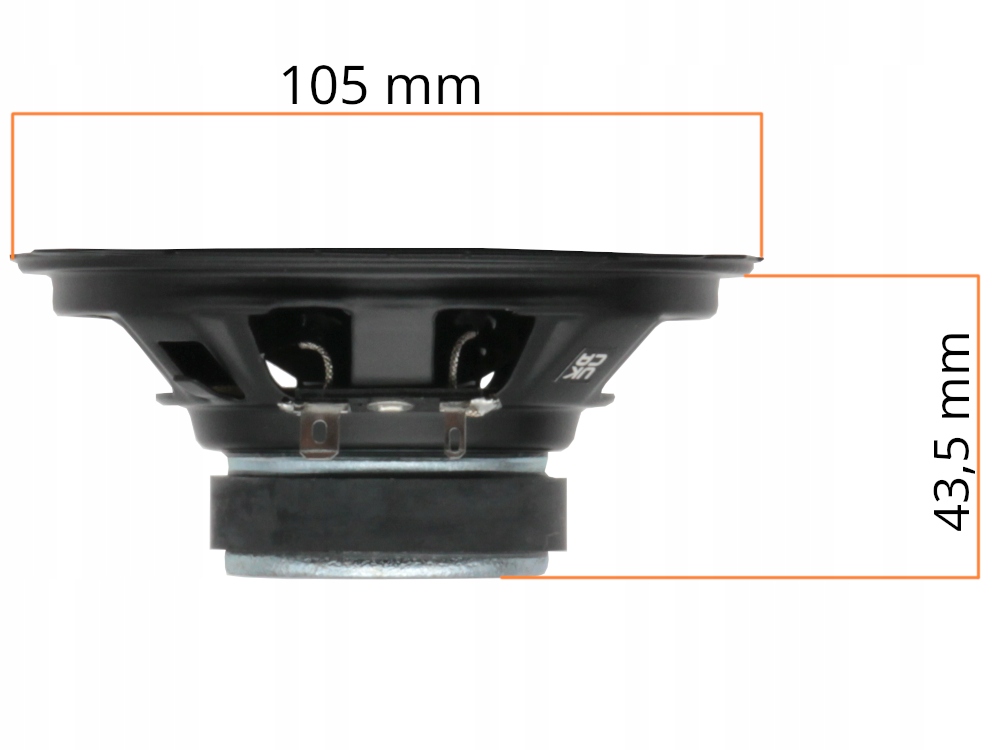 GŁOŚNIKI SAMOCHODOWE JVC 100MM DO SUZUKI SWIFT VITARA WAGON R IGNIS JIMNY Impedancja znamionowa 4 Ω