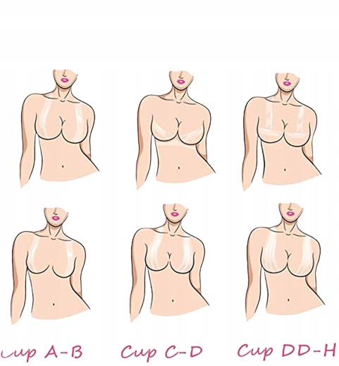 Taśma PRZEZROCZYSTA do BIUSTU 5m MODELUJĄCA taping Kolekcja PushUp