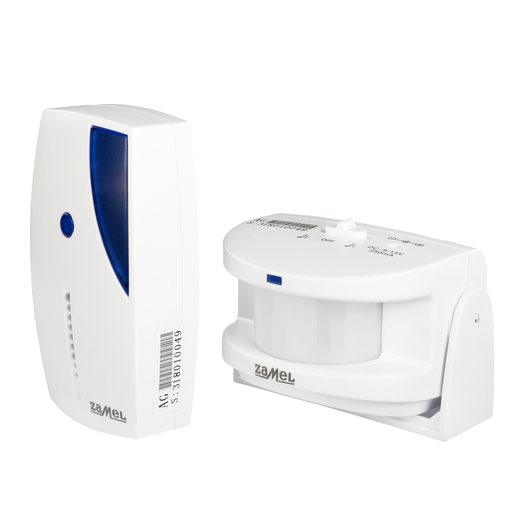 Sygnalizator wejść z czujnikiem ruchu Zamel NT-320 Głośność 85 dB