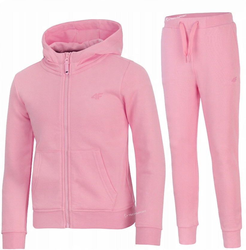 

4F Dziewczęcy Dres Komplet Bluza Spodnie 158
