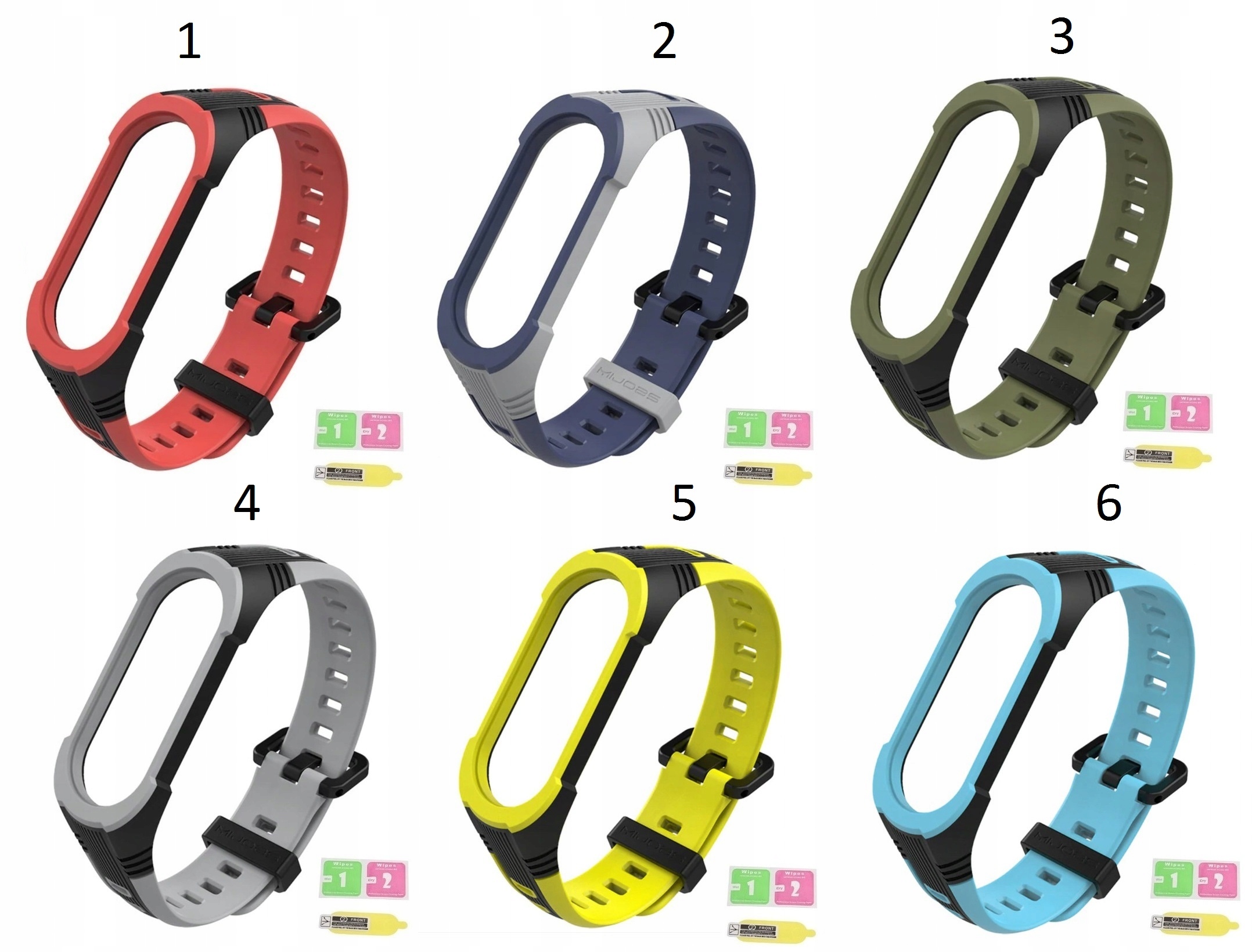 OPASKA ZAMIENNA do XIAOMI MI BAND 6 PASEK + FOLIA Rodzaj pasek