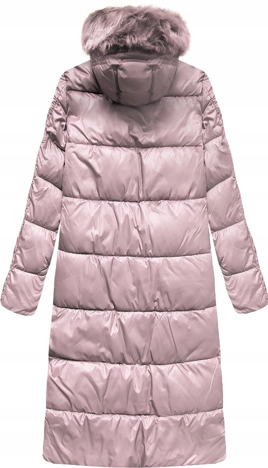 

Kurtka Płaszcz Długa Zimowa Parka Kaptur Futro S