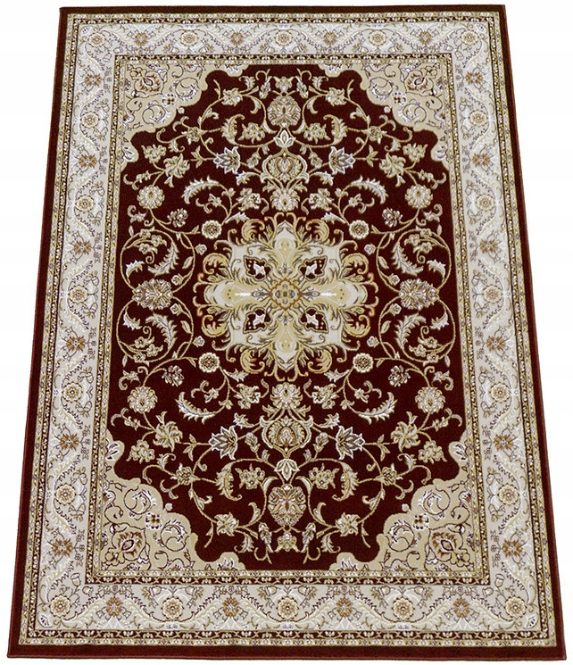 Koberec 120x180 Klasický Bordový Do Obývačky Kvalitná Masívna Izba
