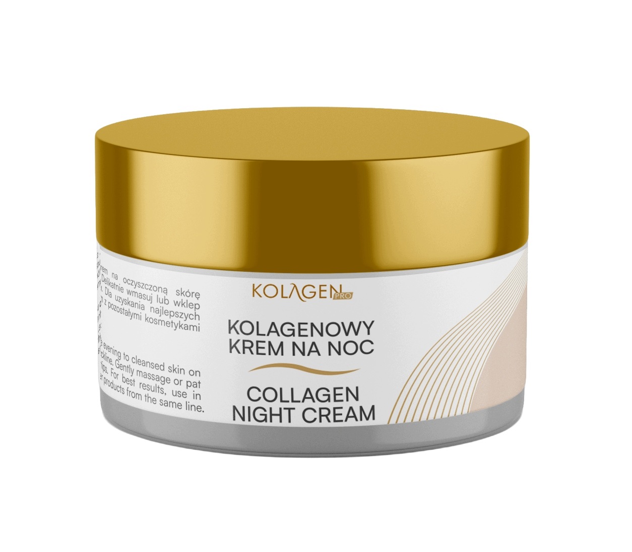 Kolagen Pro kolagenowy krem do twarzy na noc regenerujący nawilżający 50 ml