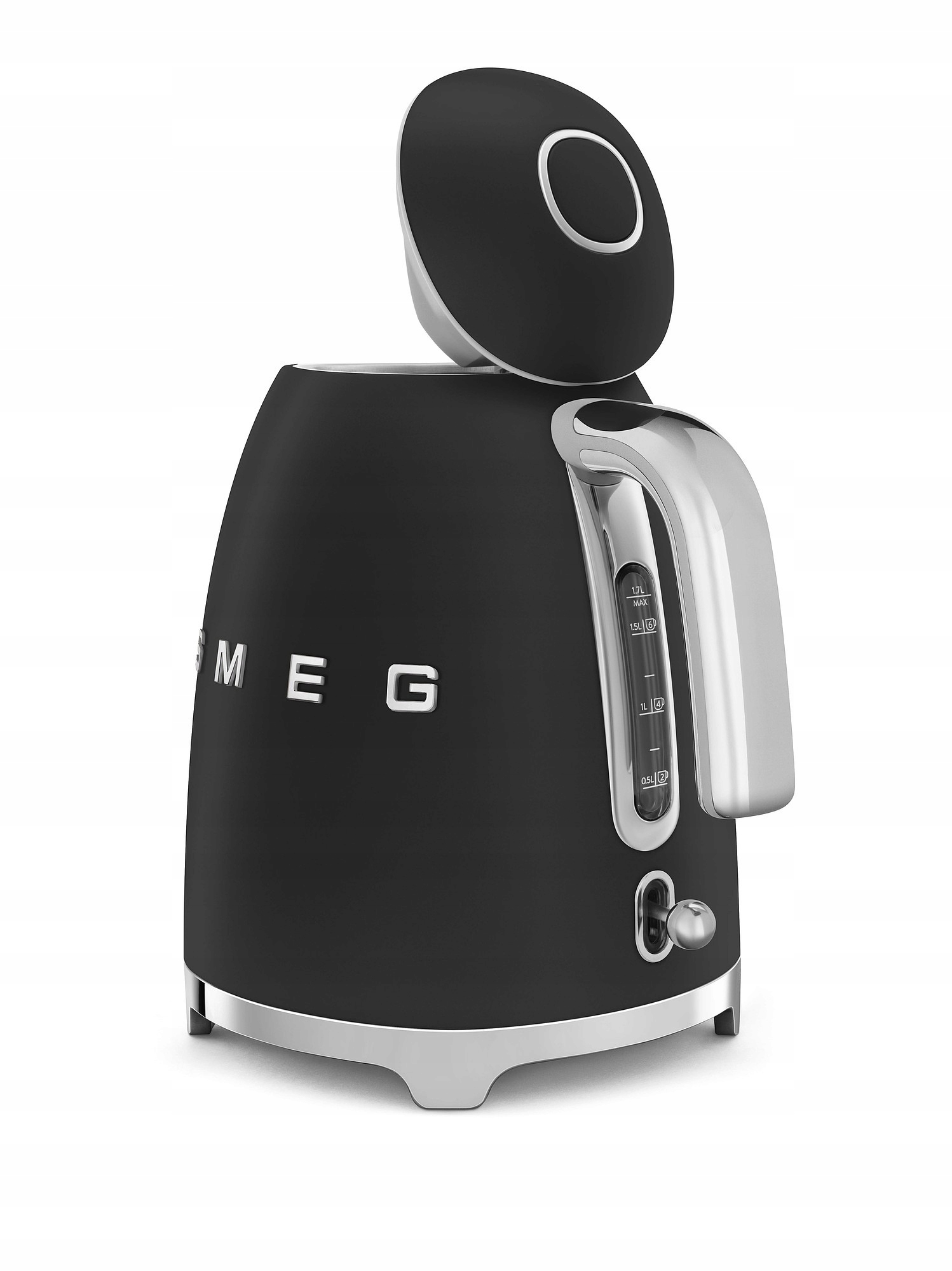 VIP-пропозиція - SMEG - Електричний чайник, чорний з матеріалу металопластик