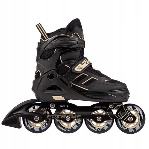 Kolečkové Brusle Nils Extreme NA14174 A Černo-béžové Vel. M (35-38)