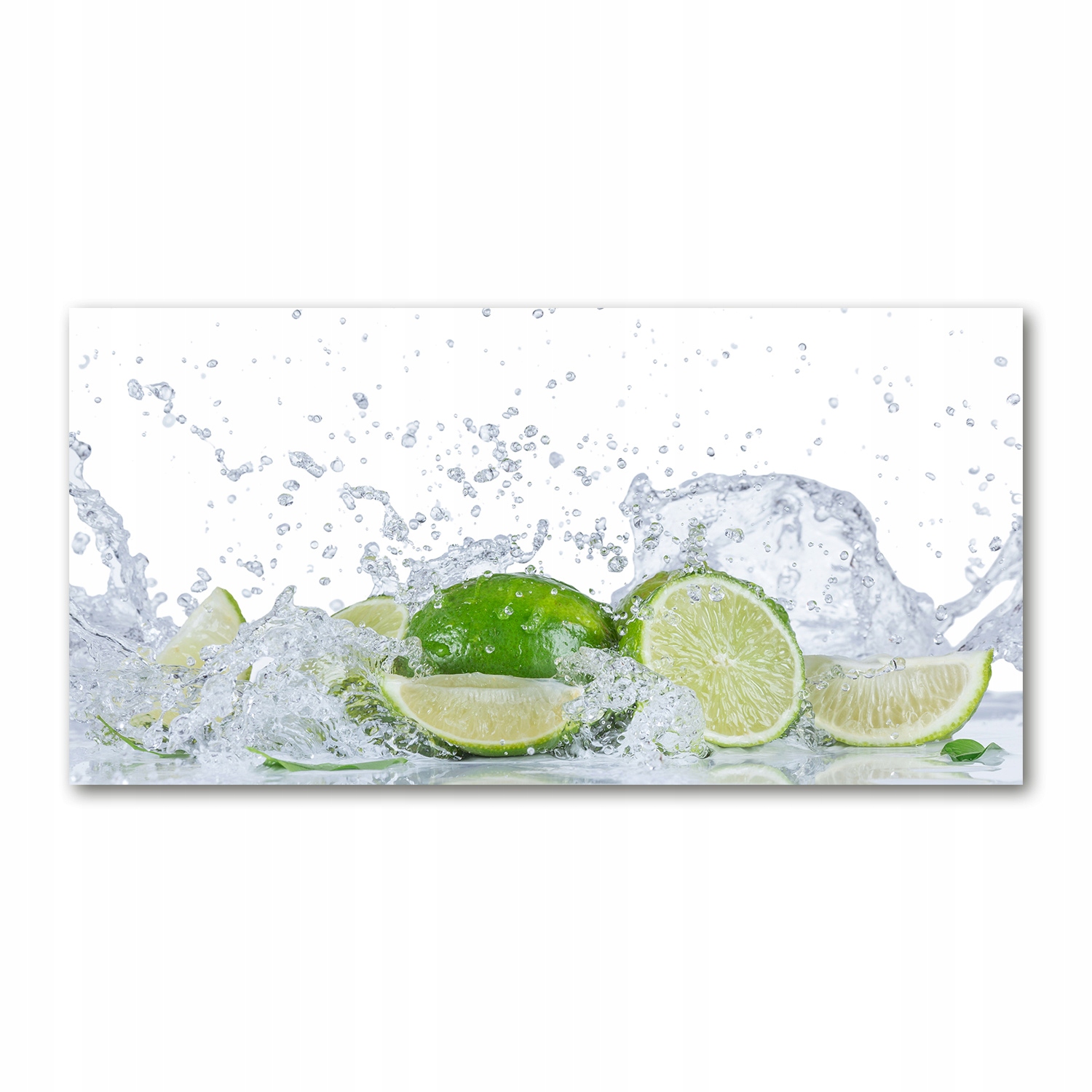 

Foto-obraz akryl Limonki i woda zdjęcie 140x70 cm