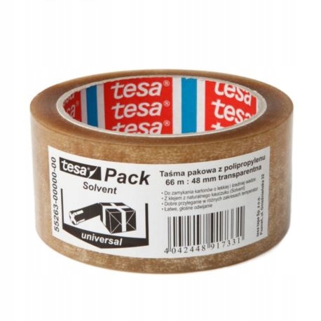 

Tesa 55263 Taśma Pakowa Do Pakowania Przezroczysta