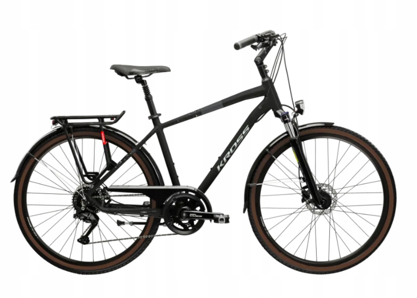 Rower trekkingowy Kross Trans 5.0 Ultra rama 19 cali koło 28 " czarny