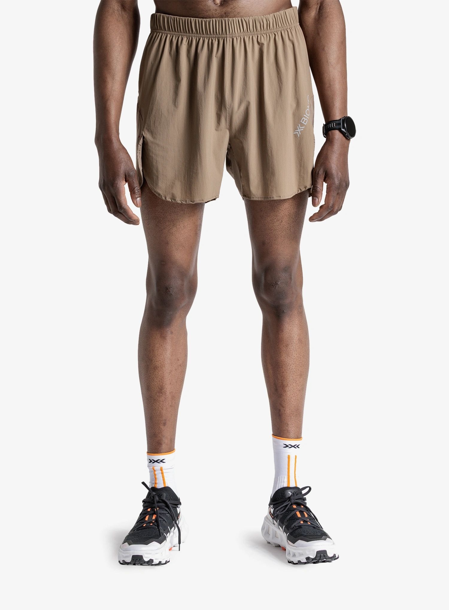 Kraťasy na běhání X-Bionic Corefusion Run Perform Shorts dark sand XXL