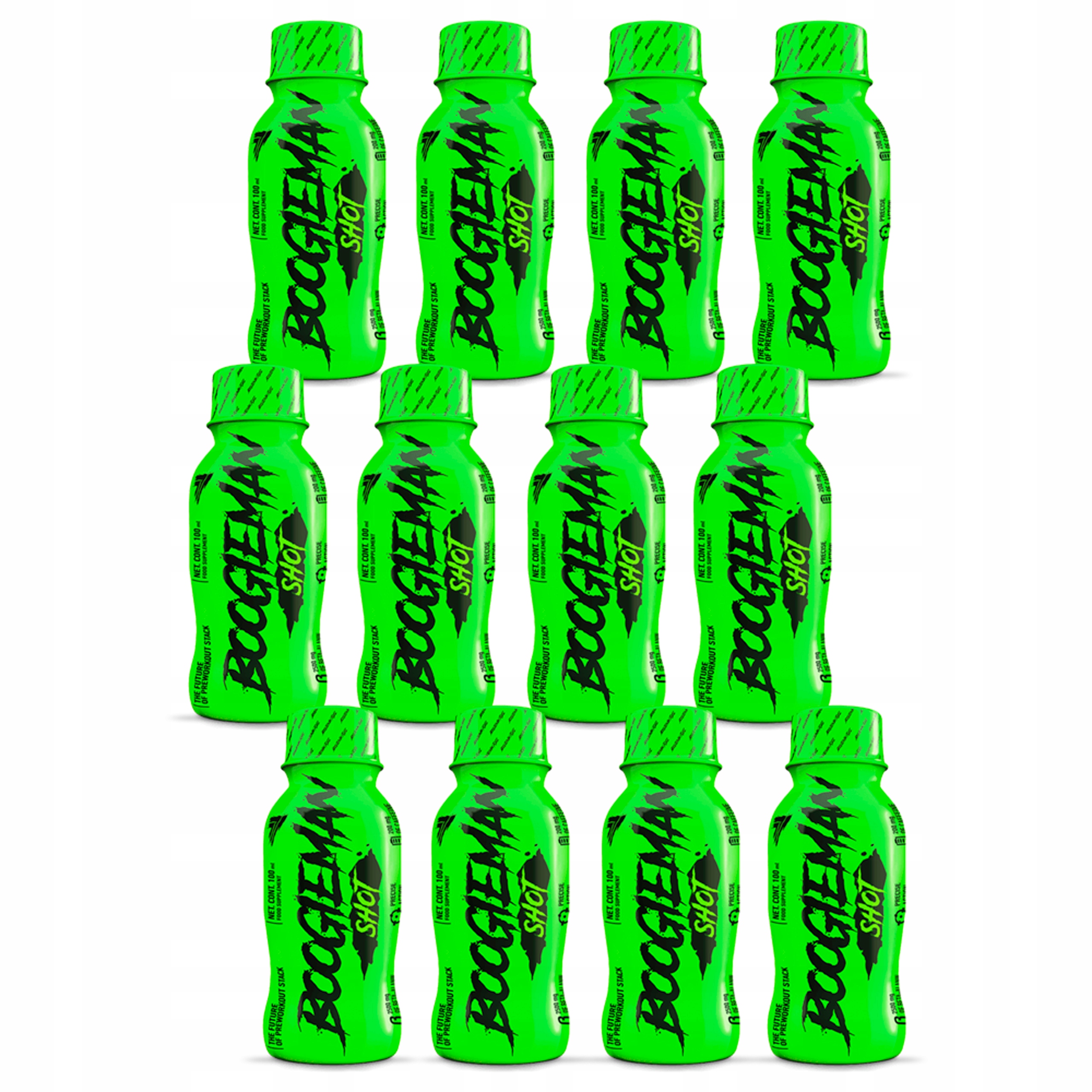 Trec Boogiemean Shot 12x100ml Předtréninková Stimulace Svalová Pumpa
