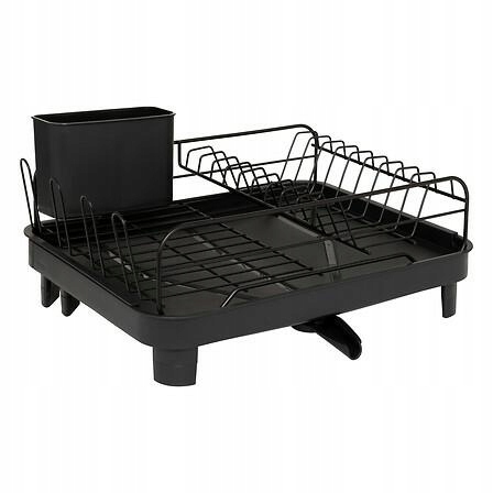 Levně Odkapávač na nádobí Black Edition Černý