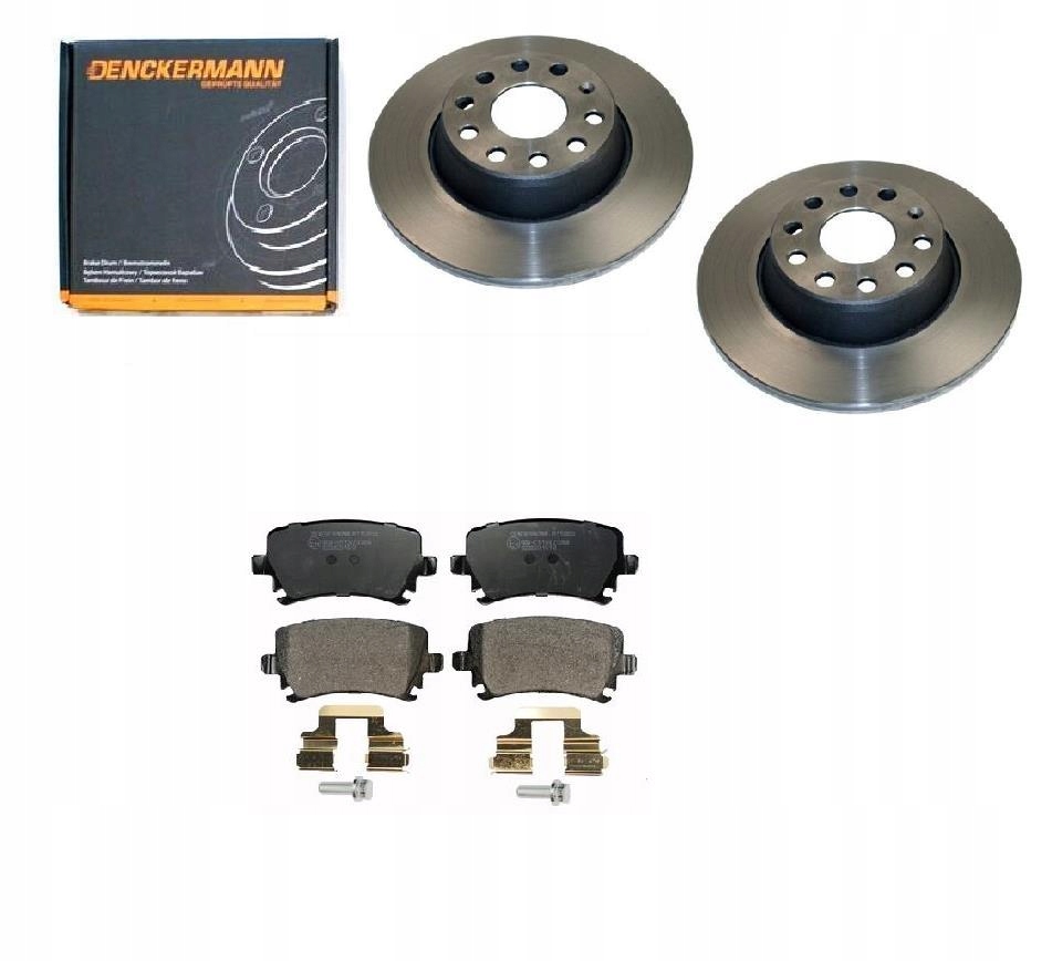 Kotouče Kostky Vw Tiguan Zadní Sada 282MM