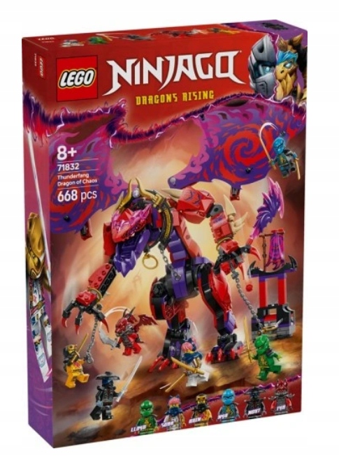 Lego 71832 Ninjago Drak Chaosu Kłogrzmot