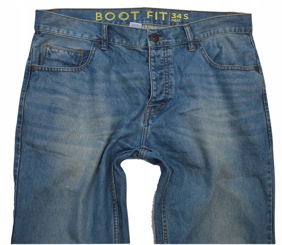 U Módne džínsové nohavice Next 34S Boot Fit z USA!