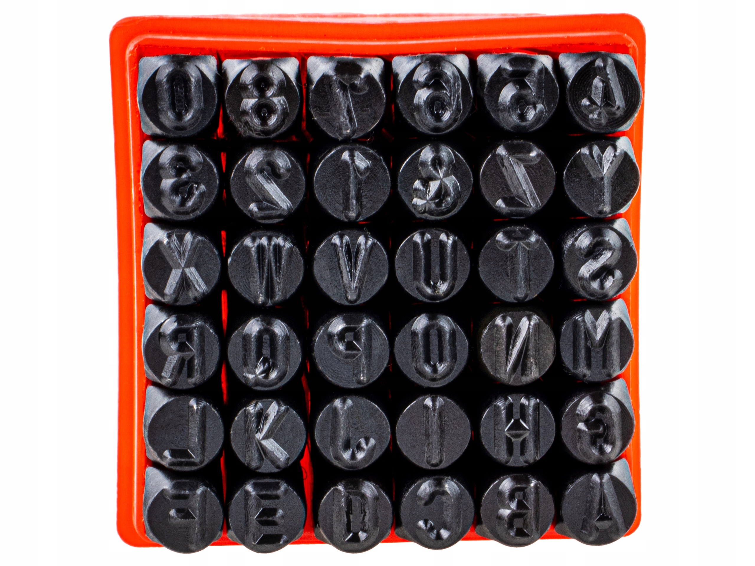 ZNACZNIKI NUMERATORY 36 NUMERATOR LITERY CYFRY 6mm Kod producenta V07771