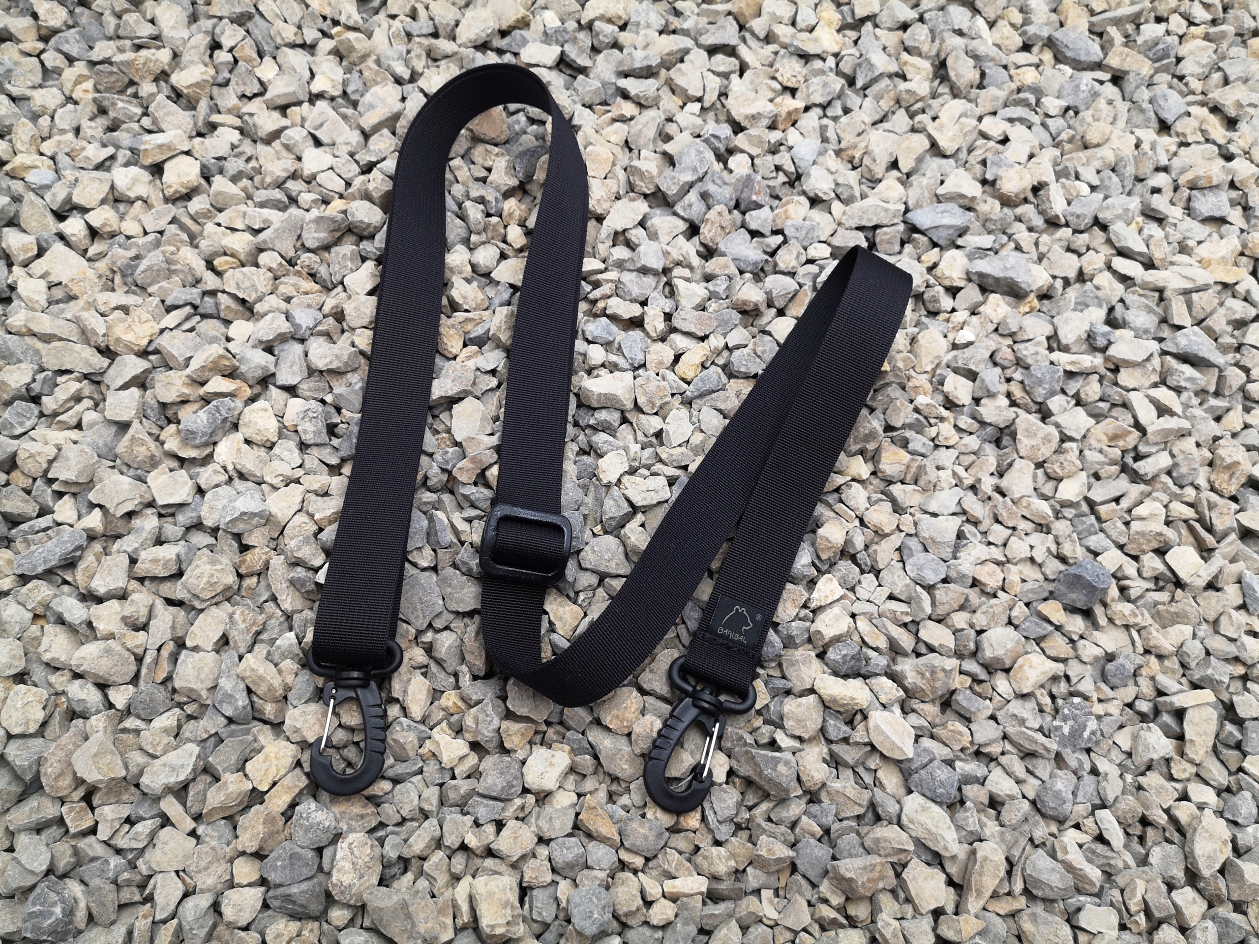 

Pas pasek na ramię 25mm Baribal Czarny