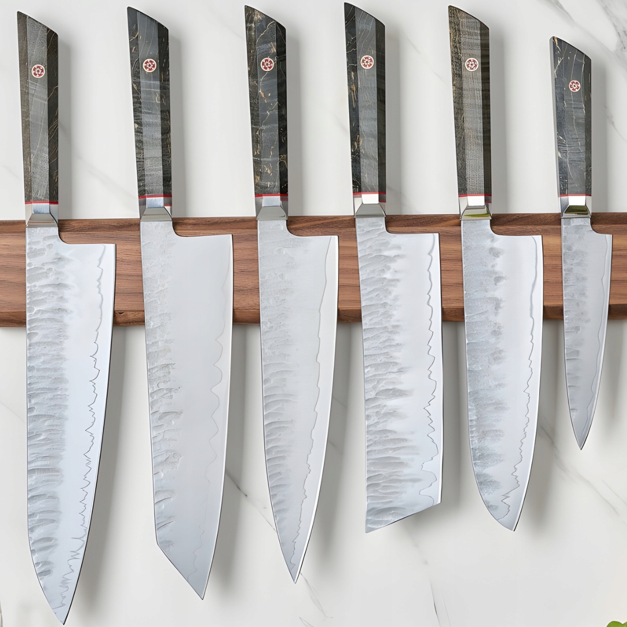 Sada damaškových kuchynských nožov Si 39194 6ks/Sivá KP-39194