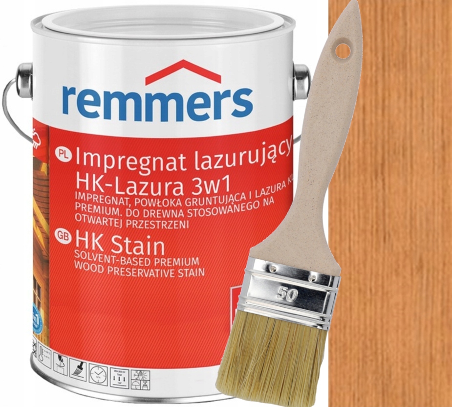 Impregnat lazurujący Remmers HK-Lazura 3w1 Pinia/Modrzew 5L