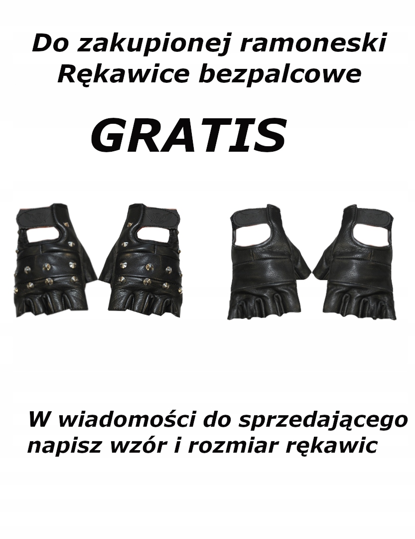 RAMONESKA MĘSKA KURTKA SKÓRZANA 5XL + GRATIS Długość do pasa