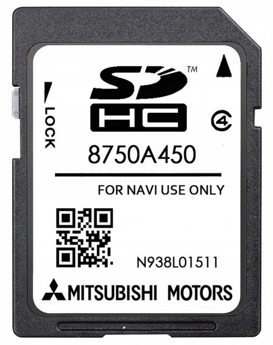 Mapa Navigační Karta Mitsubishi 8750A450 E11 E12 W13 L200 Pajero Outlander